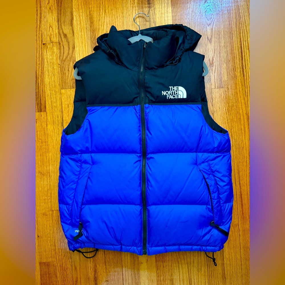 The North Face Men’s 1996 Retro Nuptse Vest - Black/Blue - Size Medium